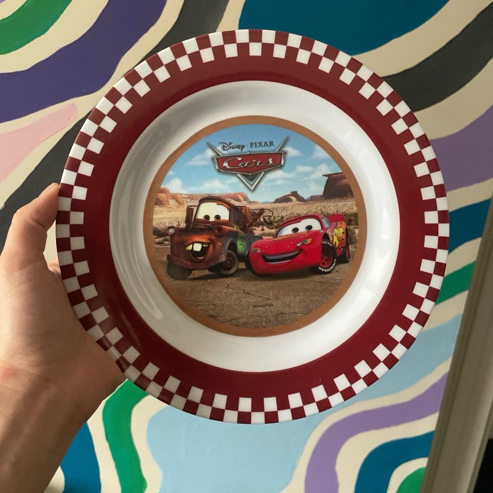 Cars Plastic Dish Set - Picture 2 of 9